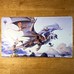 🐲 Rith, Liberated Primeval Kickstarter Signed Playmat MTG Victor Adame Minguez - Image 1