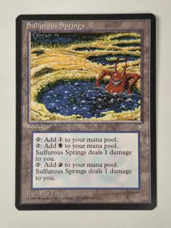 Sulfurous Springs - NM - Ice Age - Magic the Gathering Free Ship! BB - Image 1