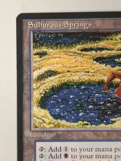 Sulfurous Springs - NM - Ice Age - Magic the Gathering Free Ship! BB - Image 2