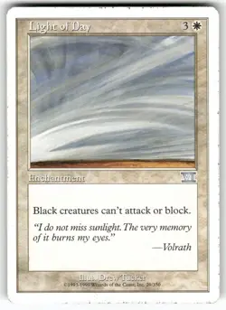Light of Day U Classic Sixth Edition 29 MTG LP - Image 1