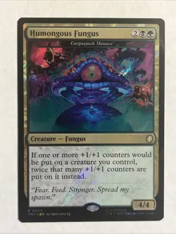 Humongous Fungus - Corpsejack Menace (SURGE FOIL) Commander: TMNT (TMC) 0056 - Image 1