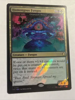 Humongous Fungus - Corpsejack Menace (SURGE FOIL) Commander: TMNT (TMC) 0056 - Image 2