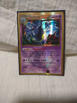 DUSKNOIR 104/101 Plasma Blast SHINY / SHINING SECRET RARE Pokemon TCG card READ - Image 1