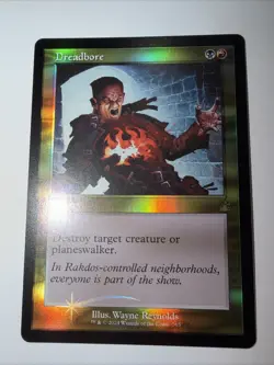 1x Dreadbore - Retro Foil - Ravnica Remastered - RVR - NM Free Shipping - Image 1