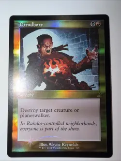 1x Dreadbore - Retro Foil - Ravnica Remastered - RVR - NM Free Shipping - Image 4