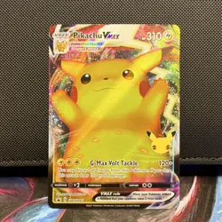 Pokemon Pikachu VMAX Promo Full Art Holo SWSH062 Sword & Shield - Image 1