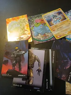 Huge Lot Of Pokemon Dragonball Z Halo Bakugan Digimon Monopoly Pieces Cards 👀 - Image 2