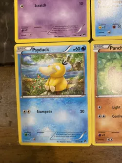 Pokemon 2016 Breakpoint 4 Card Set Of Cute Cards Psyduck Espurr Pancham Ducklett - Image 3