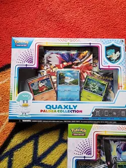 Pokemon Paldea Pin Collection Set of 3 Fuecoco, Sprigatito & Quaxly New Sealed - Image 3