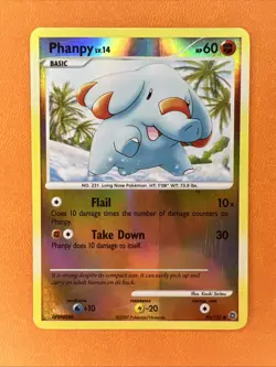 Pokemon Card - Phanpy Secret Wonders 98/132 Reverse Holo Lp - Image 1