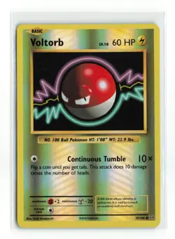 VOLTORB 39/108 XY EVOLUTIONS REVERSE HOLO POKEMON TCG NM-LP - Image 1