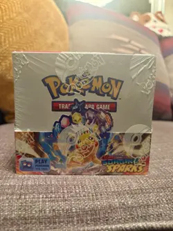 Pokemon TCG Scarlet Violet Surging Sparks Booster Box Sealed, 36-Pack - Image 1