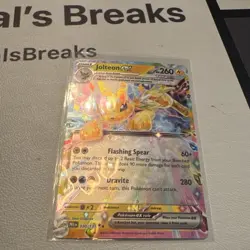 Jolteon EX 030/131 Double Rare Pokemon TCG SV Prismatic Evolutions PACK FRESH NM - Image 1