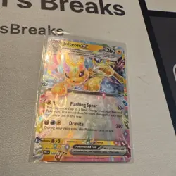 Jolteon EX 030/131 Double Rare Pokemon TCG SV Prismatic Evolutions PACK FRESH NM - Image 2