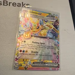 Jolteon EX 030/131 Double Rare Pokemon TCG SV Prismatic Evolutions PACK FRESH NM - Image 3