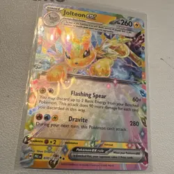 Jolteon EX 030/131 Double Rare Pokemon TCG SV Prismatic Evolutions PACK FRESH NM - Image 4