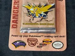 1999 Pokemon Fossil Blister Pack - Factory Sealed (Unopened) WOTC Zapdos - Image 3