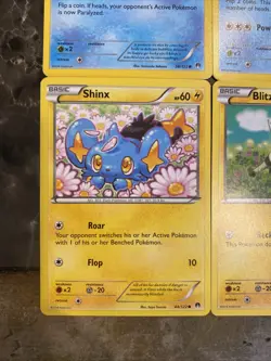 Pokemon 2016 Breakpoint 4 Card Set Of Cute Cards Shinx Blitzle Corsola & Froakie - Image 4