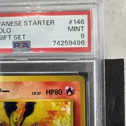 1998 Pokemon Japanese Starter Red Green Gift Set Moltres Holo 146 PSA 9 MINT - Image 3