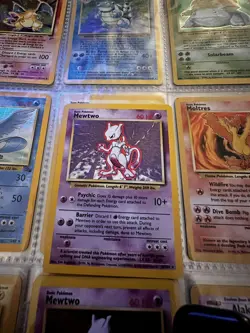 Pokemon TCG Mewtwo Base Set 10/102 Holo Unlimited Holo Rare - Image 1