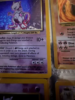Pokemon TCG Mewtwo Base Set 10/102 Holo Unlimited Holo Rare - Image 4