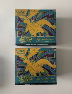 Pokemon TCG Ascended Heroes Pokemon Center ETB Edition X2 BRAND NEW Sealed - Image 1