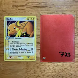 ⚡ Raichu 12/112 EX FireRed & LeafGreen Pokemon TCG Rare HOLO Foil - English 723 - Image 1