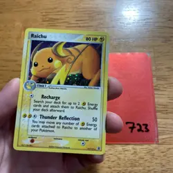 ⚡ Raichu 12/112 EX FireRed & LeafGreen Pokemon TCG Rare HOLO Foil - English 723 - Image 3