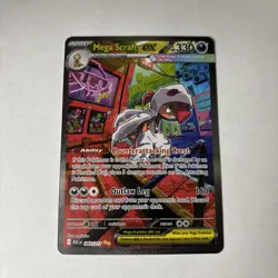 Mega Scrafty ex 285/217 Pokemon Ascended Heroes Near Mint or Better - Image 1