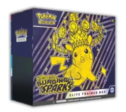 Pokemon TCG Surging Sparks ETB, Factory Sealed + 1 graded guard case - Image 3