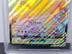 PSA 8 2021 Pokemon Crown Zenith PIKACHU VMAX #286 JUMBO Promo - Image 4