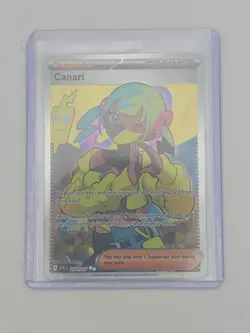 Canari 257/217 Full Art Trainer Pokemon TCG Ascended Heroes Pack Fresh PSA Holo - Image 3