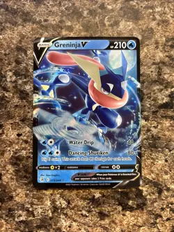 2021 Pokemon Greninja V 073/264 Fusion Strike Holo - Image 1