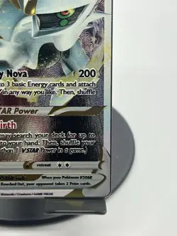 Pokemon TCG Arceus V 122/172 (Metal Card) Promo NM - Image 4