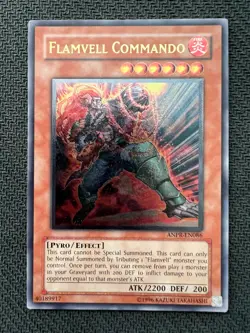 Yugioh Flamvell Commando Unlimited Edition Ultimate Rare ANPR-EN086 LP/NM - Image 1