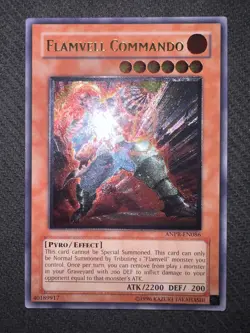 Yugioh Flamvell Commando Unlimited Edition Ultimate Rare ANPR-EN086 LP/NM - Image 2