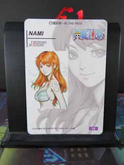 Nami One Piece Art Card Rare Holo Collectible Anime Manga CCG NM - Image 3