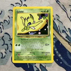 Celebi 16/64 Neo Revelation Non-Holo Rare Pokemon Card TCG - Image 1