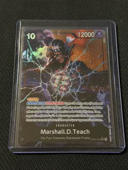One Piece TCG Marshall D. Teach Alt Art OP09-093 Emperors in the New World NM - Image 1