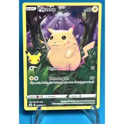 Pikachu 005/025 Celebrations Holo Rare 25th Anniversary Pokemon Card TCG Nm - Image 1