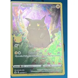 Pikachu 005/025 Celebrations Holo Rare 25th Anniversary Pokemon Card TCG Nm - Image 2