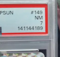 Topsun Pokemon Card Dragonite No.149 Square Prism Holo Game Art From Japan Psa 7 - Image 2