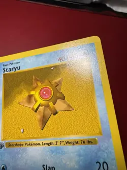 Staryu 65/102 Shadowless 1st Edition Base Set Pokemon Card LP - Image 4