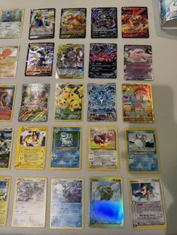 Pokemon Card Lot w/ Base Set Blastoise Holo + GX/EX/V Full Arts vintage & modern - Image 1