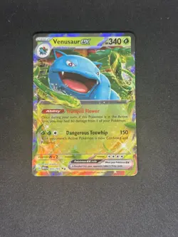 Pokemon TCG Venusaur EX 003/165 Scarlet & Violet 151 Holo Card - Image 1