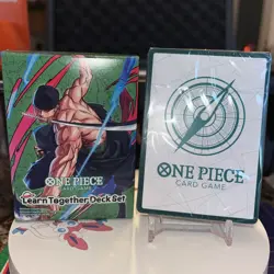 Roronoa Zoro OP12-020 Learn Together Promo Deck Leader SEALED One Piece Card Eng - Image 3