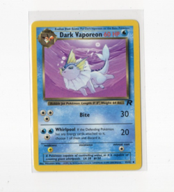 Pokemon Card Dark Vaporeon 45/82 Team Rocket Pokemon - Image 1