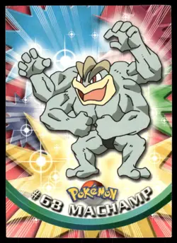 Pokemon Cards Machamp #68 Topps Trading Cards Series 1 LP *1 - Image 1