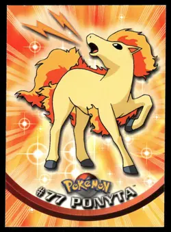Pokemon Cards Ponyta #77 Topps Trading Cards Series 2 LP *1 - Image 1