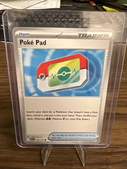 Pokemon TCG Poke Pad Trainer-Item Card 198/217 English Regular 2023 - Image 1